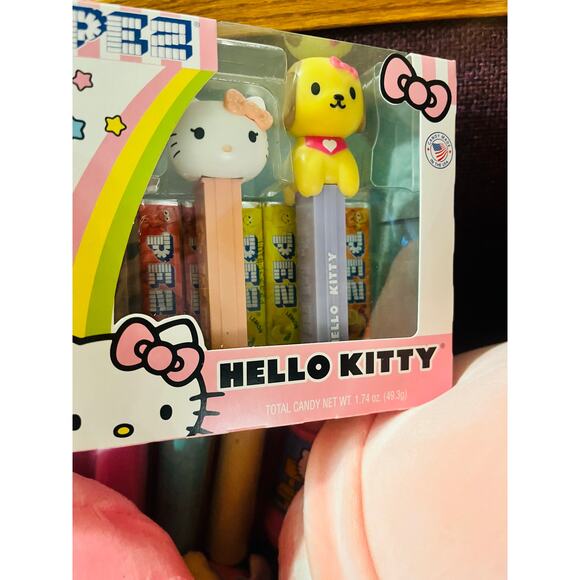 Hello Kitty storage Easter gift basket My Melody and Hello Kitty  Easter plush - Picture 11 of 11